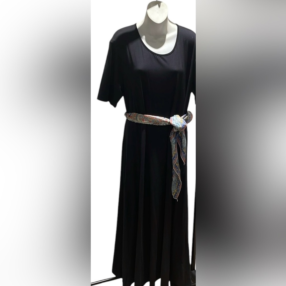 Johnny Was Calme scarf tie maxi dress